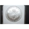 Image 2 : 2006 US Silver American Eagle $1; 1 Oz. Fine Silver; NGC Graded MS69; EST. $50-65