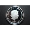 Image 2 : 2012 Australia $1 Diamond Jubilee Colorized Silver H.M. Queen Elizabeth II Proof Foreign Coin In Dis