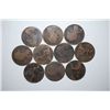 Image 2 : Great Britain One Penny; Various Dates & Conditions; Lot of 10; EST. $10-25