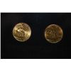 Image 2 : 2005 US Westward Journey American Bison Nickel Coin Set In Display Case; Layered Gold; P&D Mints; ES