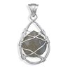 Image 1 : Wire Wrap Labradorite Pendant