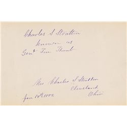 General and Mrs. Tom Thumb