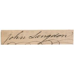 U S Constitution: John Langdon