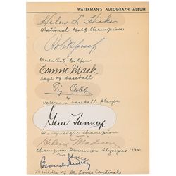 Waterman’s Autograph Book