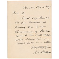 Oliver Wendell Holmes, Sr