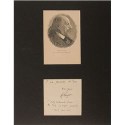 Alfred Lord Tennyson