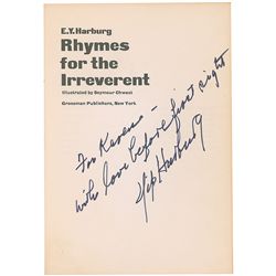 Wizard of Oz: E. Y. Harburg