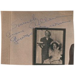 George Burns and Gracie Allen