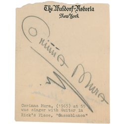 Casablanca: Corinna Mura