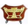 Image 1 : A FINE REGENCY ORMOLU FURNITURE MOUNT in the form of an urn with eagle head and wing end support, te