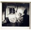 AFTER MIDDLETON TODD, 19TH/20TH CENTURY, A FINE ETCHING "Tuning the violin by oil lamp", signed in p