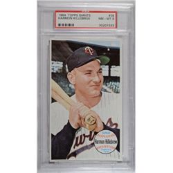 1964 TOPPS GIANTS #38 HARMON KILLEBREW PSA NM-MT 8