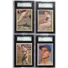 Image 1 : 4-1957 TOPPS BASEBALL CARDS SGC 84 NM 7