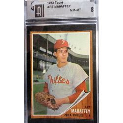 1962 TOPPS #550 ART MAHAFFEY GAI NM-MT 8