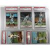 Image 1 : 1961 GOLDEN PRESS BASEBALL SET ALL PSA 8 & 9 (except one PSA 7)
