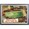 Image 1 : 1961 TOPPS #406 MANTLE BLASTS 565 HOME RUN  EX