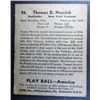 Image 2 : 1939 PLAYBALL #52 THOMAS D HENRY VGEX+