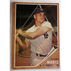 1962 TOPPS #1 ROGER MARIS VGEX