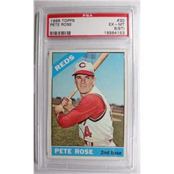 1966 Topps 330 Pete Rose PSA 6 ST, EXMT