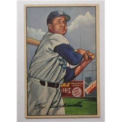 1952 Bowman #44 Roy Campanella EM small paper wrinkle on Back of Card