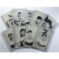 17 diff. 1953 Bowman Black/White Baseball Cards Nice EX-VGEX