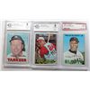 Image 2 : 1967 Topps Baseball Near Set (521 cards) Nice Ex-VGEX+