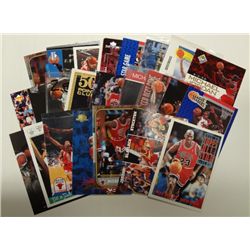 25-MICHAEL JORDAN BASKETBALL CARDS, ALL DIFFERENT PREMIUM BRANDS