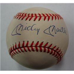 MICKEY MANTLE AUTOGRAPHED BASEBALL