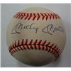 Image 1 : MICKEY MANTLE AUTOGRAPHED BASEBALL