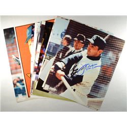 12-AUTOGRAPHED 8X10 BASEBALL PHOTOS, ALL ORIGINAL