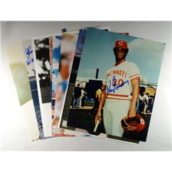 9-AUTOGRAPHED 8 X 10  BASEBALL PLAYERS