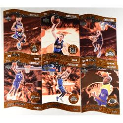 1997 UPPER DECK NESTLE SLAM DUNK CONTESTANTS SET 6cd INCLUDES KOBE