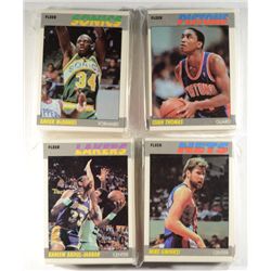 1987/88 FLEER BASKETBALL SET MISSING #59 JORDAN ONLY!