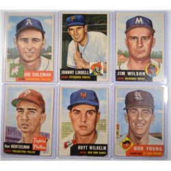 25- 1953 TOPPS BASEBALL CARDS OVERALL  VGEX