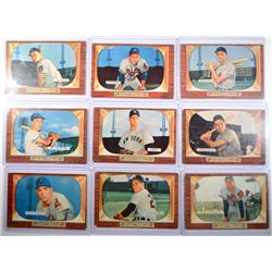 16-1955 BOWMAN BASEBALL CARDS VGEX-EX