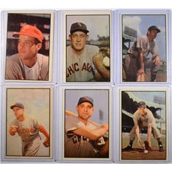 16-1953 BOWMAN COLOR BASEBALL CARDS VGEX-EX