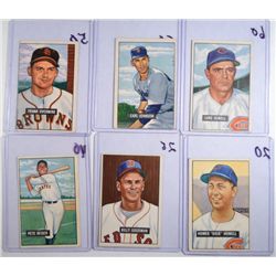 12-1951 BOWMAN BASEBALL CARDS MOSTLY VGEX-EX