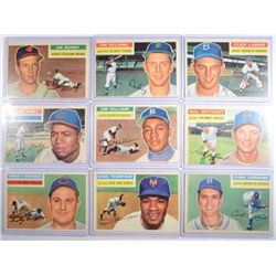 25-1956 TOPPS BASEBALL CARDS NICE VGEX