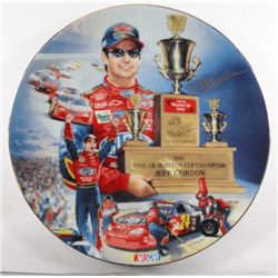 JEFF GORDON COLLECTORS PLATE 4-EVER A CHAMPION