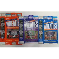3-1996 WHEATIES VARI VIEW CEREAL BOXES FOOTBALL