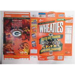 1997 GREEN BAY PACKERS SUPER BOWL WHEATIES CEREAL BOX