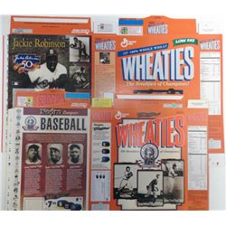WHEATIES CEREAL BOXES, JACKIE ROBINSON & NEGRO LEAGUE