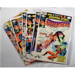 6-MARVEL SPIDER-WOMAN COMIC BOOKS