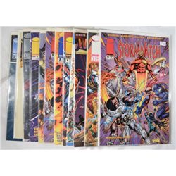 12-IMAGE COMIC BOOKS MOSTLY STORM WATCH