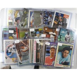 LOT OF STAR CARDS PEREZ, JOHNSON,BONDS, GRIFFEY AND MORE