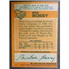Image 2 : MIKE BOSSY ROOKIE 1978/79 TOPPS #115 EXCELLENT