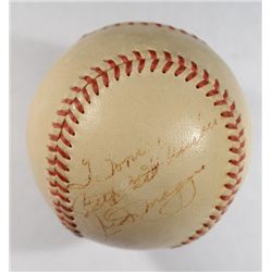 JOE DIMAGGIO AUTOGRAPHED BASEBALL