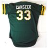 Image 1 : JOSE CANSECO ROOKIE JERSEY AUTOGRAPHED