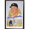 Image 1 : MICKEY MANTLE AUTOGRAPHED PEREZ STEELE POSTCARD