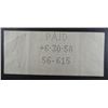 Image 2 : WALT ALSTON SIGNED CHECK